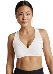  Beyond Yoga Spacedye Lift your Spirits Bra - White