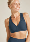 Beyond Yoga Spacedye Lift your Spirits Bra SD8002 - Nocturnal Navy