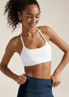 Beyond Yoga Spacedye Slim Racerback Bra- White SD8255
