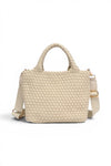 Sol + Selene Sky's the Limit Small Laced Up  Crossbody - Beige