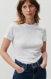 American Vintage Sonoma Round Neck Short Sleeve T-shirt SON28G - White