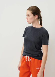  American Vintage Sonoma Round Neck Short Sleeve T-shirt - Vintage Navy Blue