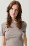 American Vintage Sonoma Round Neck Short Sleeve T-shirt - Vintage Beaver