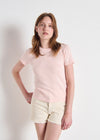 American Vintage Sonoma Round Neck Short Sleeve T-shirt SON28G - Vintage Camelia