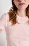 American Vintage Sonoma Round Neck Short Sleeve T-shirt SON28G - Vintage Camelia