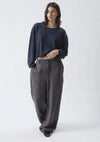 American Vintage Womens Sonoma Long Sleeve Navy Blue SON21G”