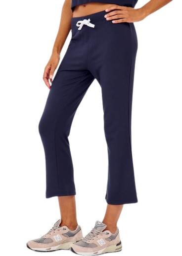 Splits59 Brooks Fleece Cropped Flare - Indigo