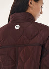 P.E Nation Surge Quilt Jacket - Mahogany