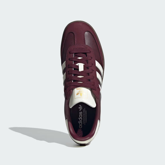 adidas Samba Women's - Maroon / Off White / Gum - JR8844