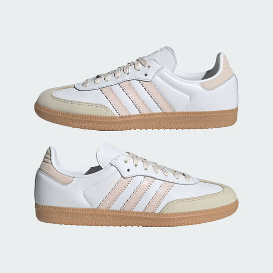 adidas Samba Women's -  JS1351 - Cloud White / Wonder Quartz / Gum