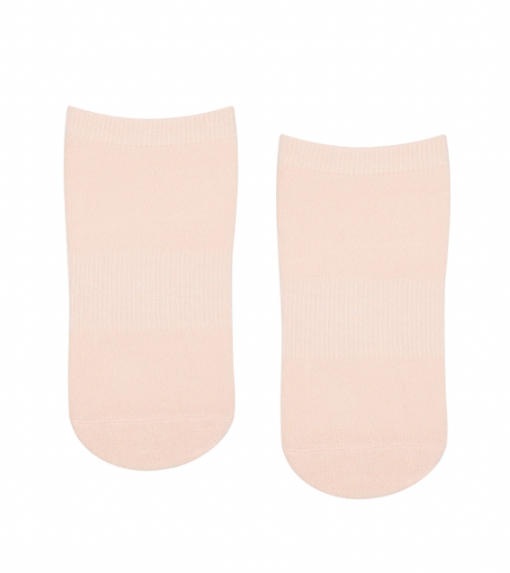 MoveActive Classic Crew Low Rise Grip Socks - Soft Pink