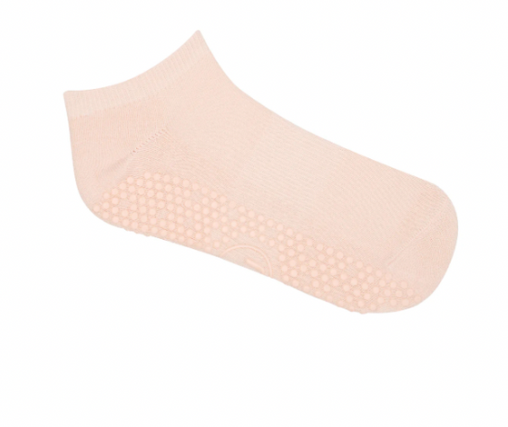 MoveActive Classic Crew Low Rise Grip Socks - Soft Pink