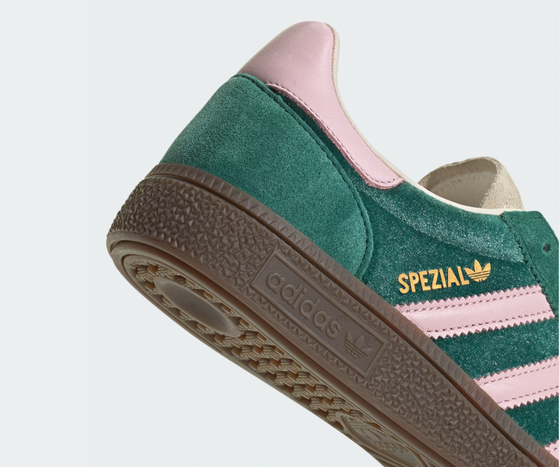 adidas Originals Handball Spezial Women JI2648 - Collegiate Green / Clear Pink / Cream White