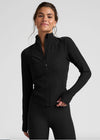 Beyond Yoga Spacedye Trails Active Jacket - Darkest Night