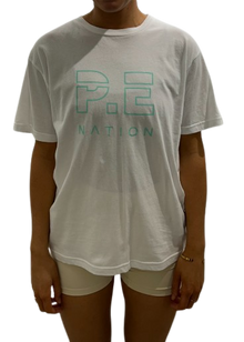  P.E Nation Heads Up Tee - Optic White