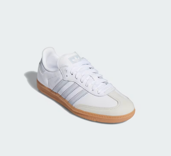 adidas Samba Womens - Cloud White / Halo Blue / Off White - IE0877