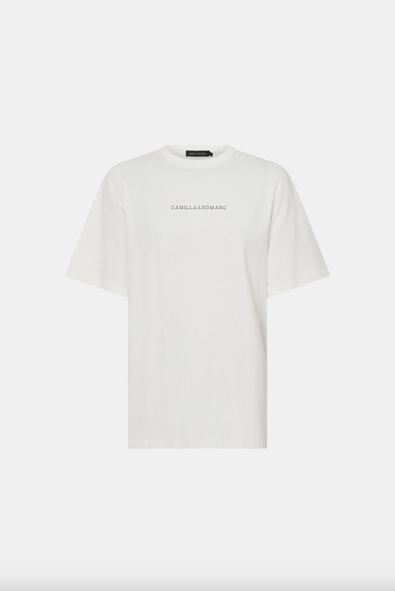 C&M Camilla and Marc Suvero Logo Tee - Soft White