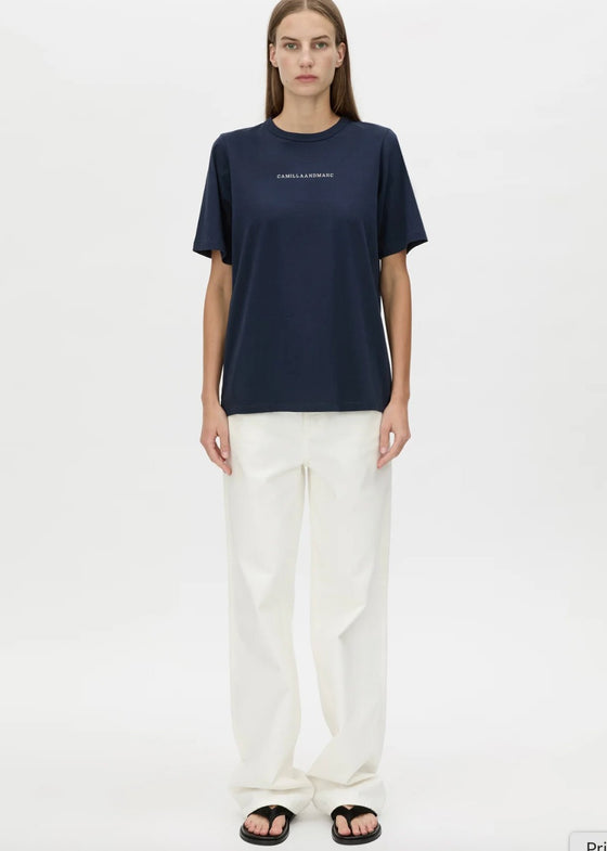 C&M Camilla and Marc Suvero Logo Tee - Navy