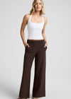 Beyond Yoga Easy Wide Leg Pant - Dark Chocolate