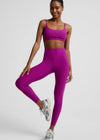 Beyond Yoga Caught In The Midi High Waist Legging - Berry Bliss Heather