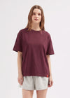 Vacation Shop Relaxed Tee - Burgundy