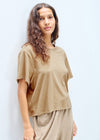 American Vintage Short Sleeve T-shirt Ypawood YPA02G - Macchiato Melange