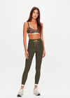 The Upside Laguna 25 Inch Midi Pant - Olive