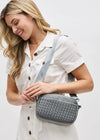 Sol + Selene Inspiration Woven Neoprene Crossbody - Grey