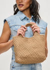 Sol + Selene Sky's the Limit Small Laced Up Crossbody - Nude