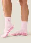 MoveActive Classic Crew Grip Sock - Sweetie Candy Pink