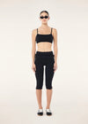 P.E Nation Fold over 3/4 Length Leggings - Black
