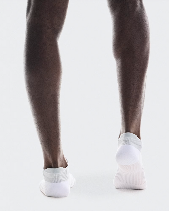 On Running Performance Run Sock Low Unisex - White/Glacier
