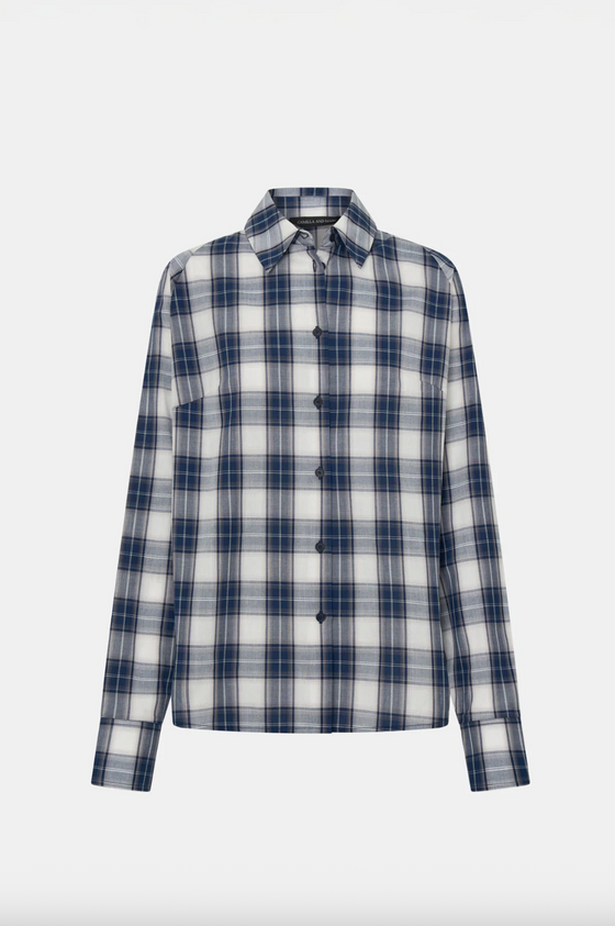 C&M Camilla and Marc Carsten Shirt - Navy Check
