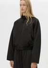 C&M Camilla and Marc Tamar Satin Bomber Jacket - Black