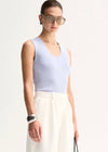 Elka Collective Hayes Knit Top - Pale Blue