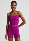 Beyond Yoga Spacedye Slim Racerback Cropped Tank - Berry Bliss