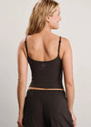 Beyond Yoga Spacedye Forever Waist Length Tank - Dark Chocolate Heather