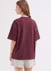 Vacation Shop Relaxed Tee - Burgundy