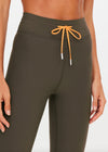 The Upside Laguna 25 Inch Midi Pant - Olive