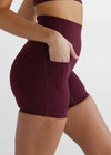 Leelo Pocket Bike Short - Cherry Cola