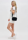 Sol + Selene Inspiration Woven Neoprene  Crossbody - Black