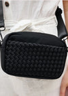 Sol + Selene Inspiration Woven Neoprene  Crossbody - Black