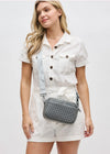 Sol + Selene Inspiration Woven Neoprene Crossbody - Grey