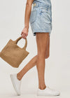Sol + Selene Sky's the Limit Small Laced Up Crossbody - Nude