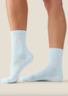 MoveActive Classic Crew Grip Sock - Donut Ice Blue