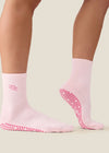 MoveActive Classic Crew Grip Sock - Sweetie Candy Pink