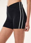P.E Nation Clarity 5 Inch Bike Short - Black/Whisper White