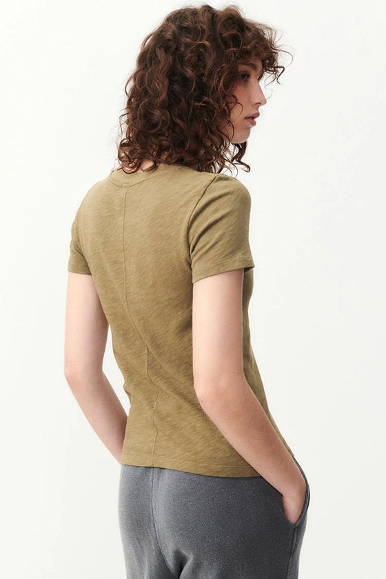 American Vintage Sonoma Round Neck Short Sleeve T-shirt SON28G - Vintage Bush
