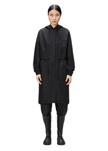 Rains String Parka - Black