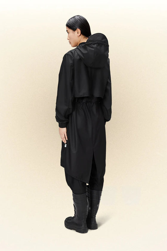 Rains String Parka - Black